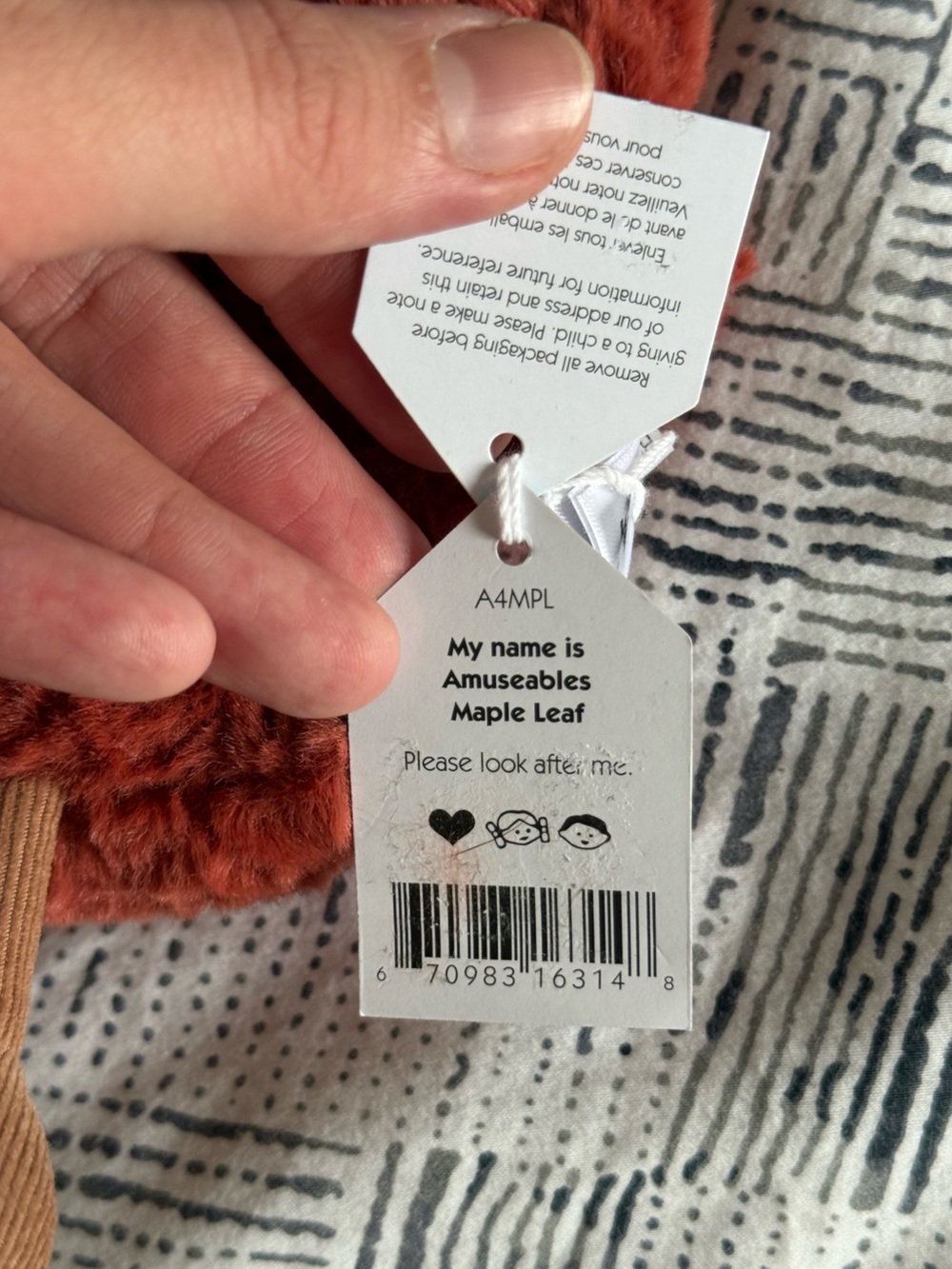 Jellycat Maple Leaf BNWT - Picture 3 of 4